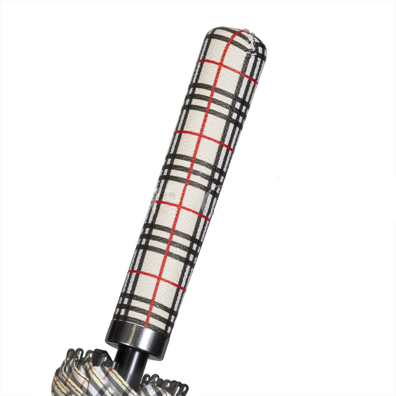 Зонт-трость Almas 437, 16 спицы, ручка прямая кожа