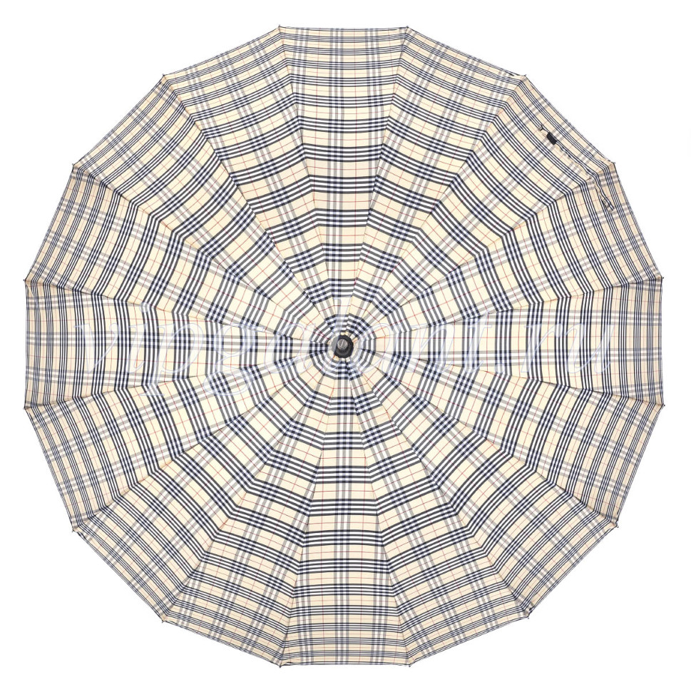 Зонт-трость Almas 437, 16 спицы, ручка прямая кожа Зонт-трость Almas 437, 16 спицы, ручка прямая кожа