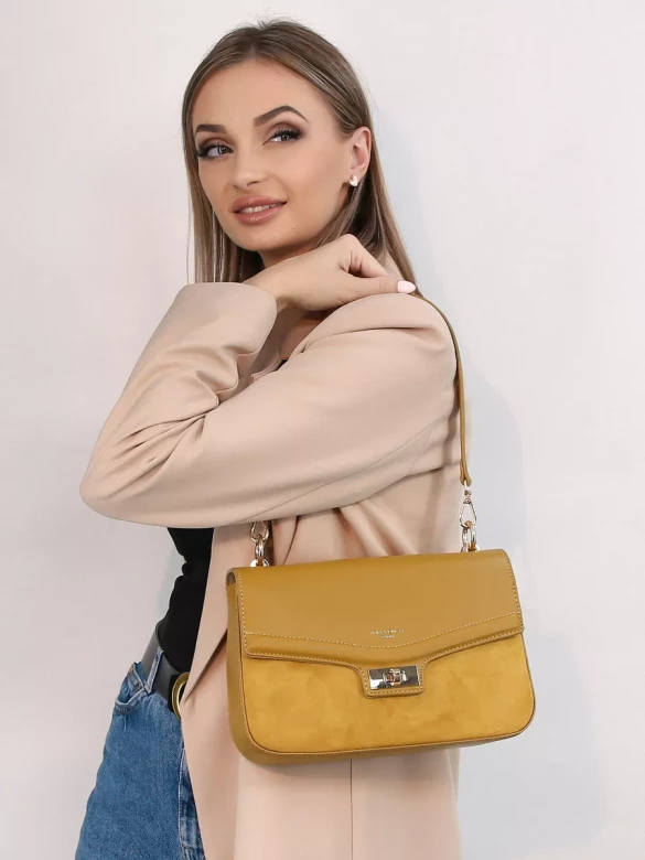 Сумка женская David Jones 6775 mustard