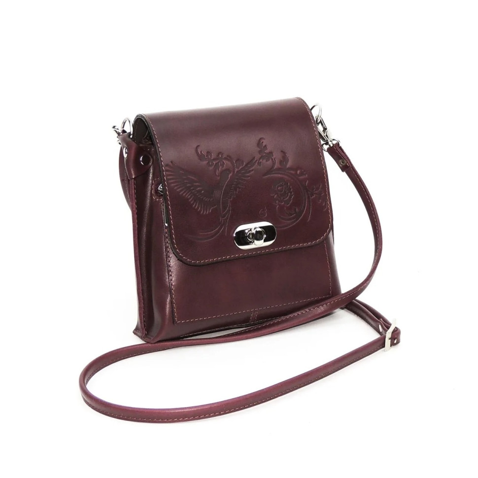 Сумка женская Natalia Kalinovskaya 76п.681 Джун бордо гладкая Сумка женская Natalia Kalinovskaya 76п.681 Джун бордо гладкая