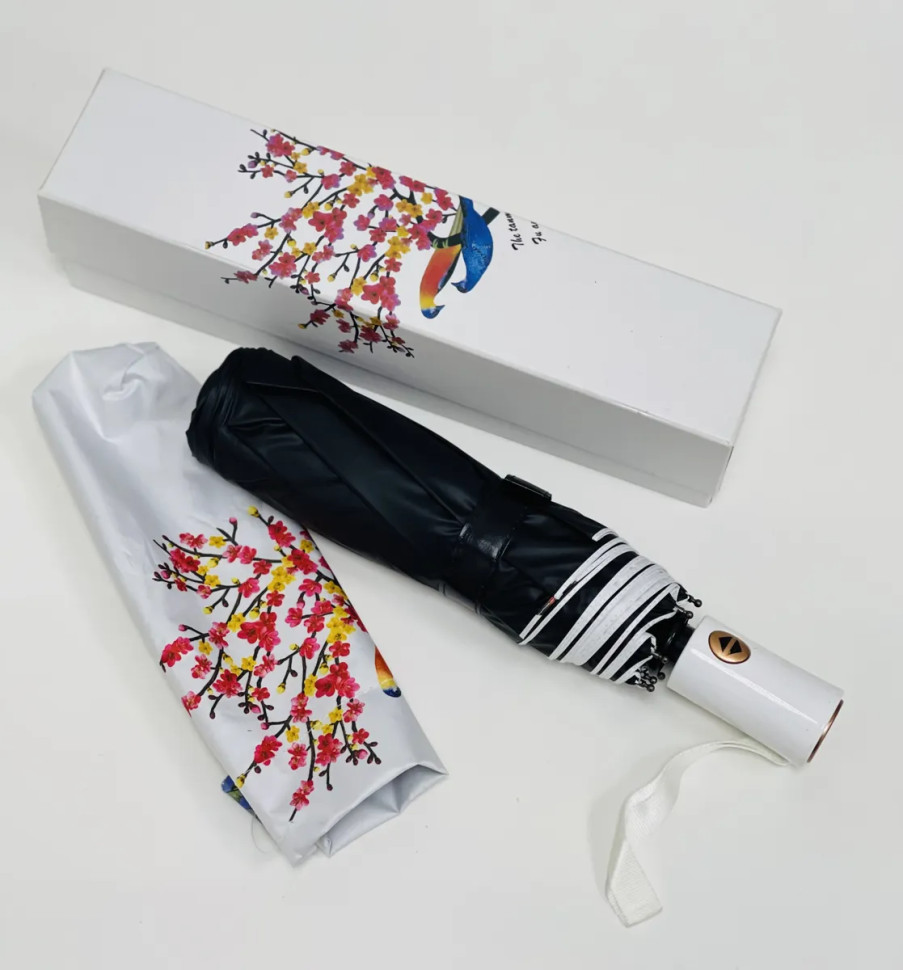 Зонт женский Arman Umbrella 555, полный автомат, чёрно-белый, двухсторонний Зонт женский Arman Umbrella 555, полный автомат, чёрно-белый, двухсторонний