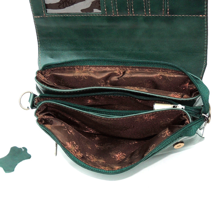 Сумка женская Natalia Kalinovskaya, «Гринли» растение зеленая