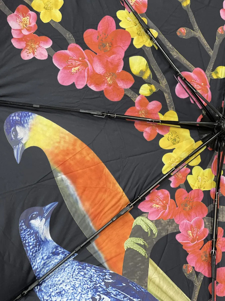 Зонт женский Arman Umbrella 555, полный автомат, чёрно-чёрный, двухсторонний Зонт женский Arman Umbrella 555, полный автомат, чёрно-чёрный, двухсторонний