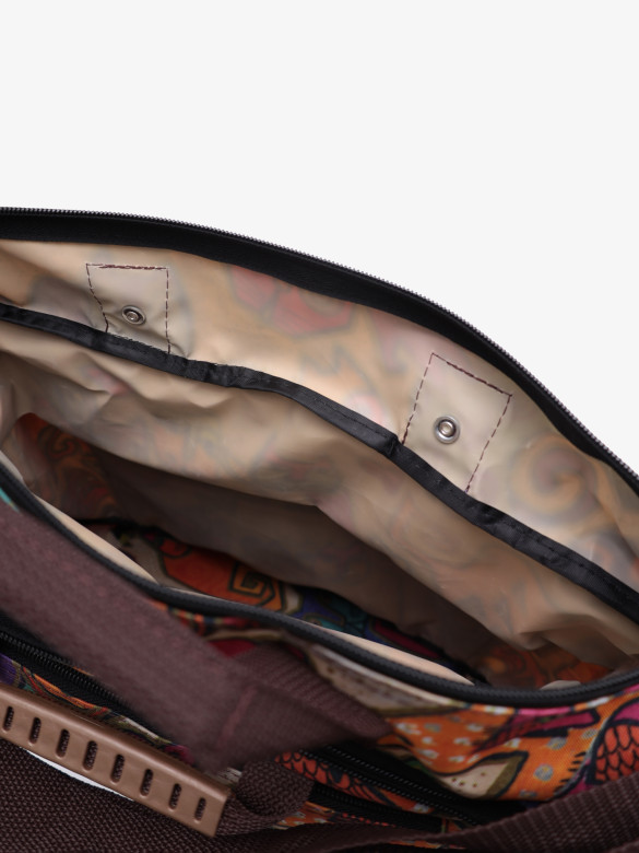 Сумка-трансформер дорожная хозяйственная на 2 колёсах TsV 526,22  кошки/капучино