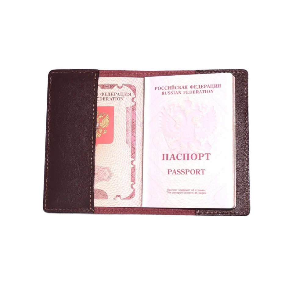 Обложка для паспорта Natalia Kalinovskaya От-68 трава бордо