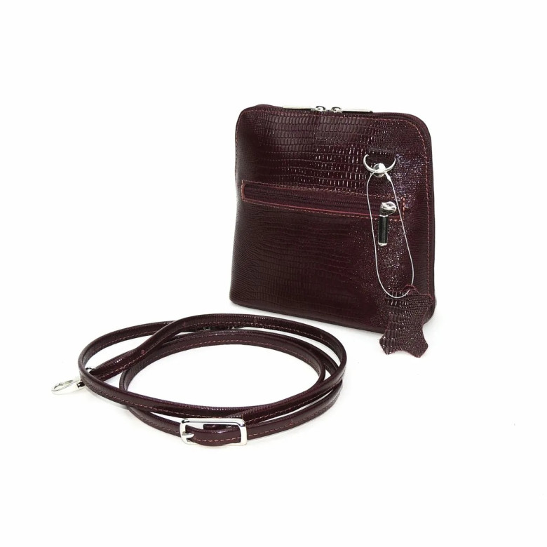 Сумка женская Natalia Kalinovskaya 83р.981 Ненси бордо рептилия