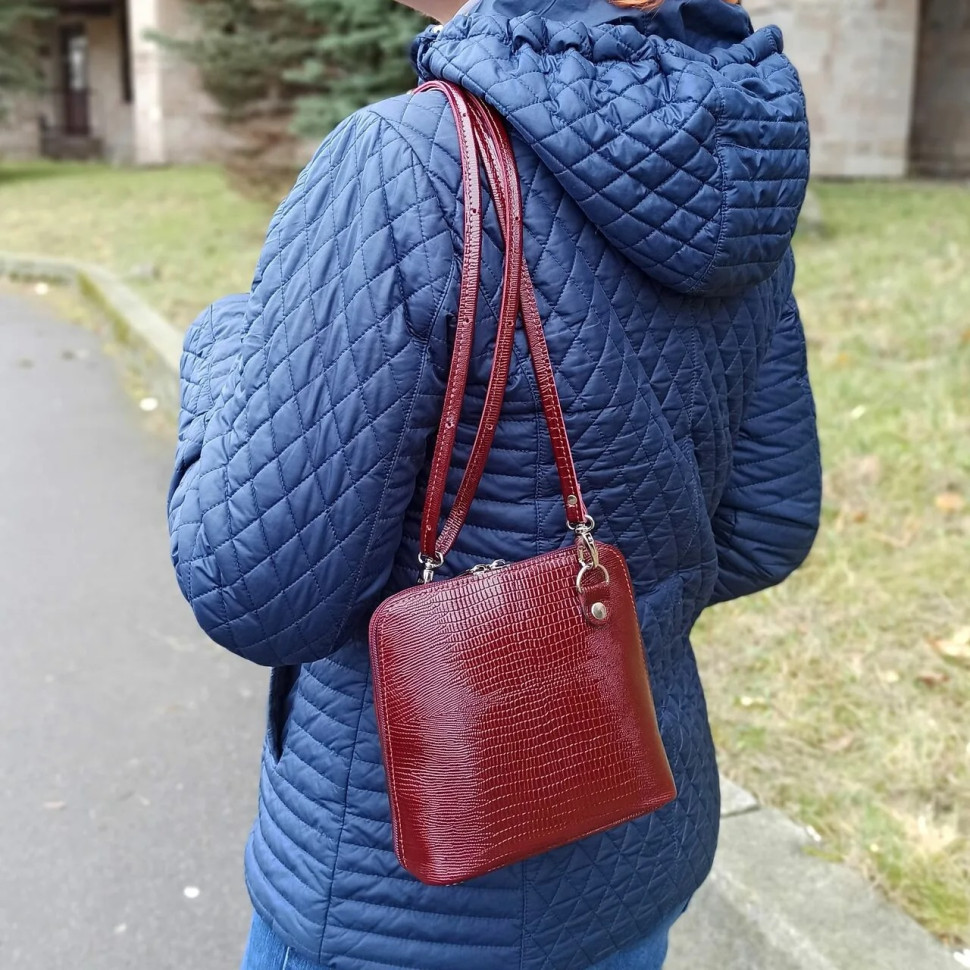 Сумка женская Natalia Kalinovskaya 83р.981 Ненси бордо рептилия Сумка женская Natalia Kalinovskaya 83р.981 Ненси бордо рептилия