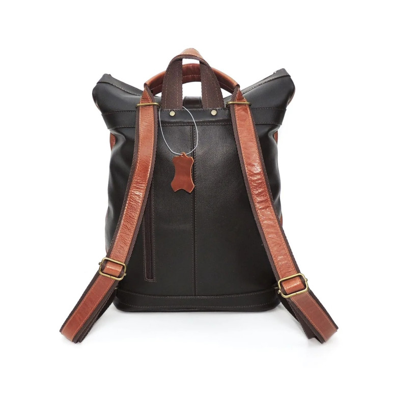 Сумка-рюкзак Natalia Kalinovskaya 54.602 Джойс рыжий/коричневый гладкая