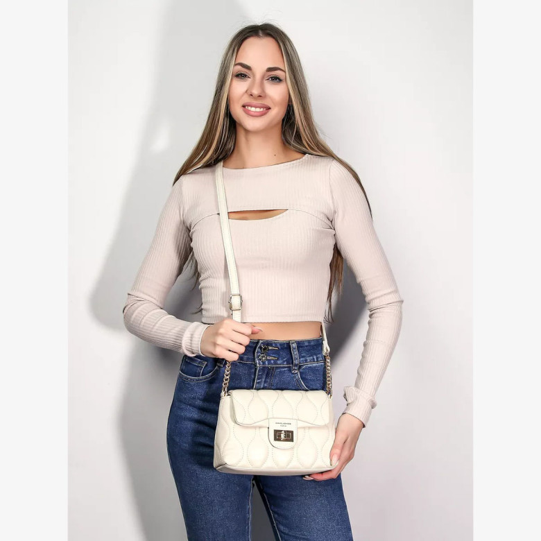 Сумка женская David Jones 6700A cr.white