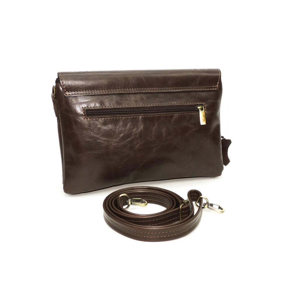 Женская кожаная сумка Natalia Kalinovskaya С44т "Асиа" коричневая Женская кожаная сумка Natalia Kalinovskaya С44т "Асиа" коричневая