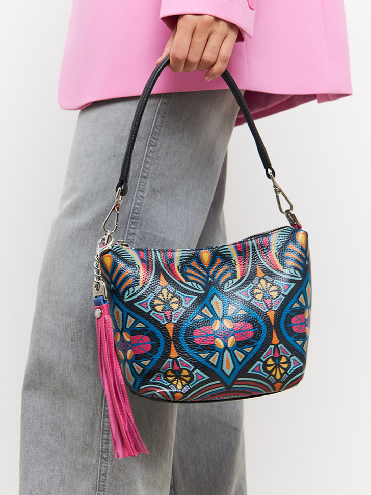 Сумка Curanni 2420 орнаменто черная Сумка Curanni 2420 орнаменто черная