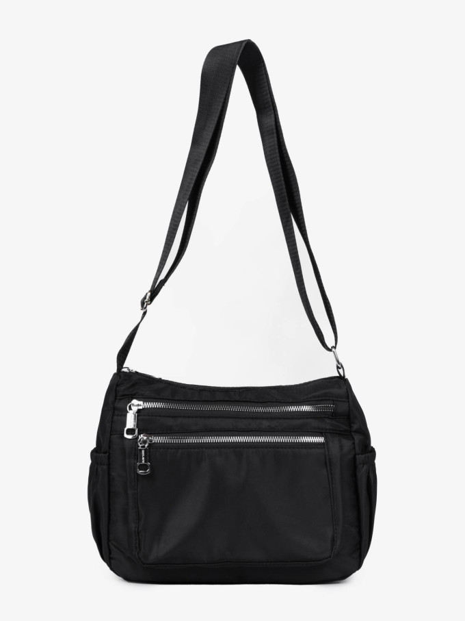 Сумка женская Ruilaisi, Б 1809 черная Сумка женская Ruilaisi, Б 1809 черная