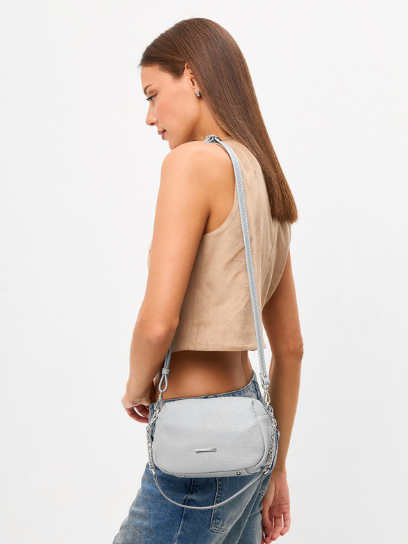 Сумка FIATO 2852 вителло серый