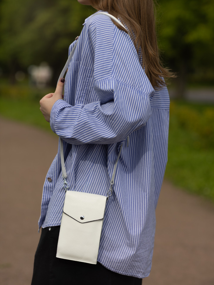 Сумка женская для телефона 5509 white