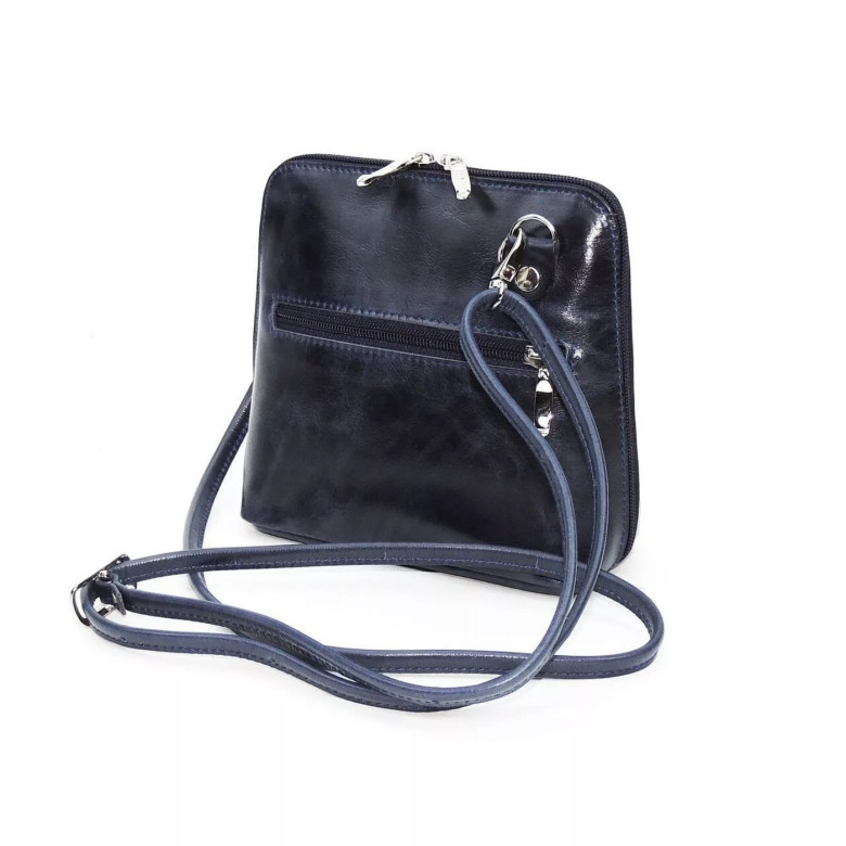 Женская кожаная сумка Natalia Kalinovskaya С83п "Уна" синяя