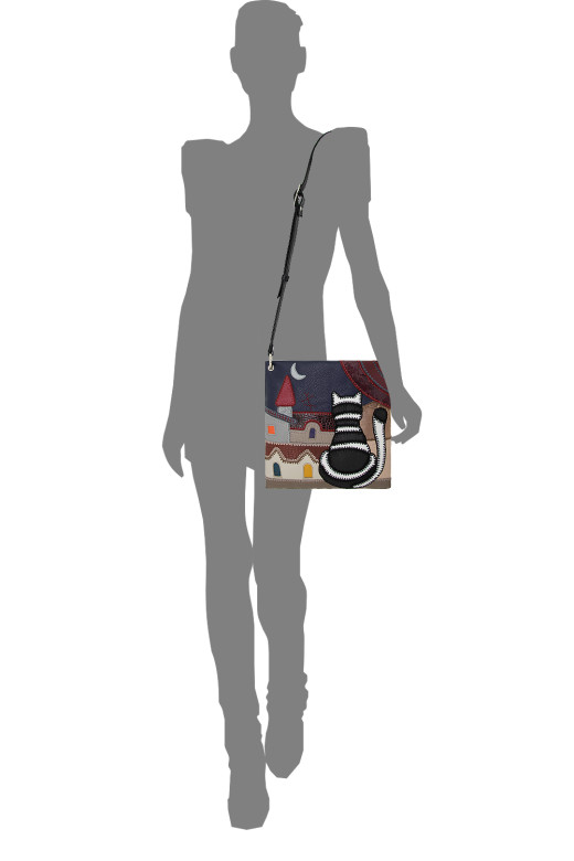 Сумка женская Protege, ДС-144-103 "Окно" чёрная