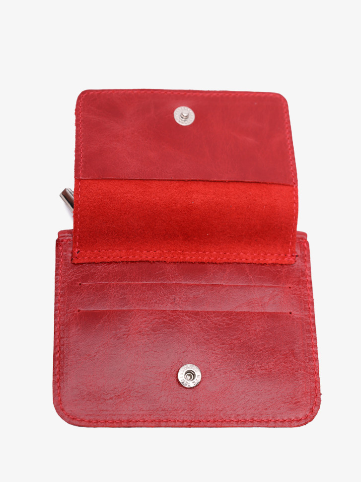 Картхолдер-монетница П-801ft-1930/005 красный