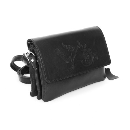 Черная женская кожаная сумка Natalia Kalinovskaya «Мальта» Черная женская кожаная сумка Natalia Kalinovskaya «Мальта»