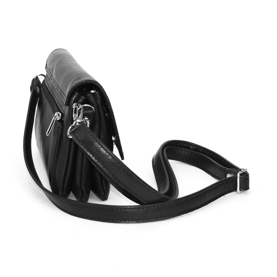 Черная женская кожаная сумка Natalia Kalinovskaya «Мальта» Черная женская кожаная сумка Natalia Kalinovskaya «Мальта»