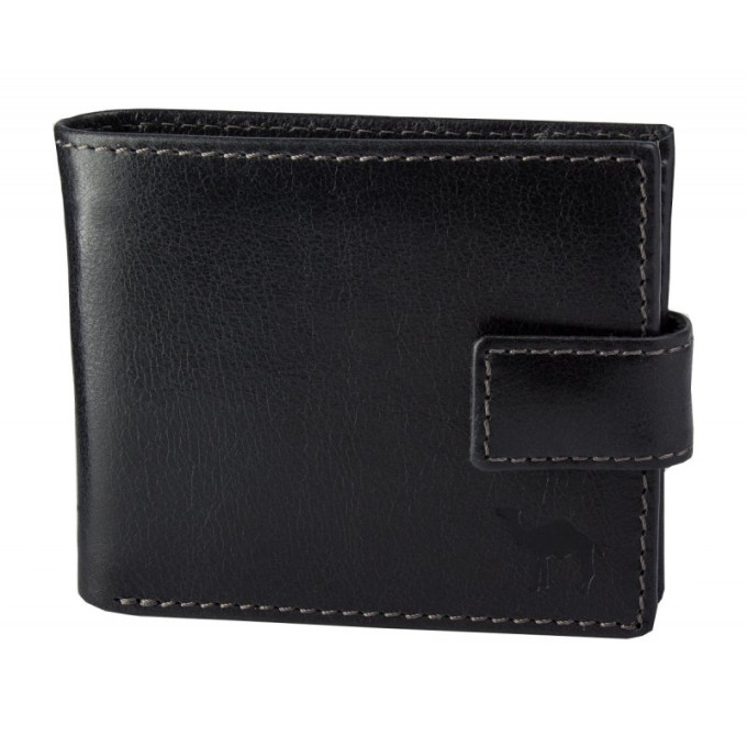 Портмоне мужское с хлястиком Camel 884/K чёрный Портмоне мужское с хлястиком Camel 884/K чёрный