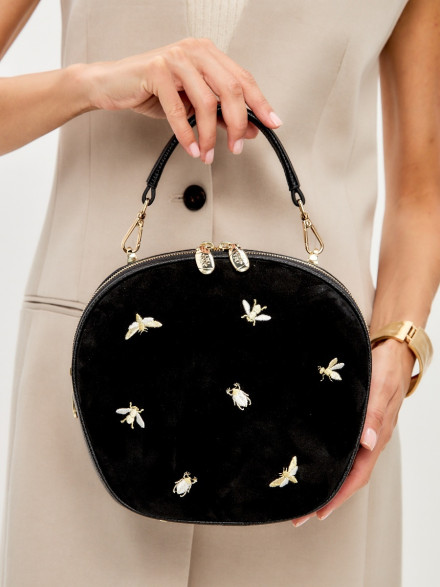 Сумка Curanni 2533 дольче замша черный Сумка Curanni 2533 дольче замша черный