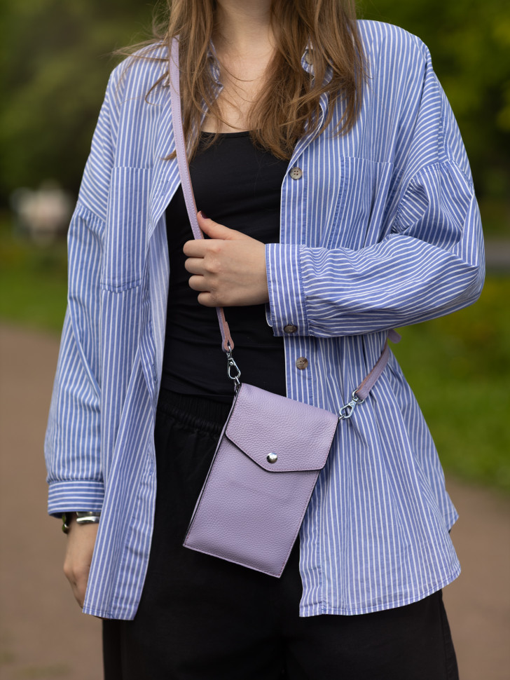 Сумка женская для телефона 5509 l.purple Сумка женская для телефона 5509 l.purple