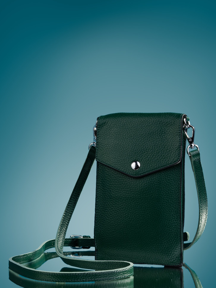 Сумка женская для телефона 5509 d.green Сумка женская для телефона 5509 d.green