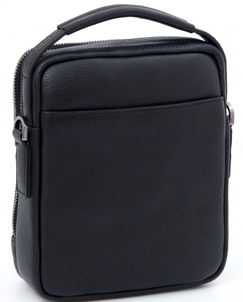 Мужская сумка через плечо Hight Touch 407-13 чёрная Мужская сумка через плечо Hight Touch 407-13 чёрная