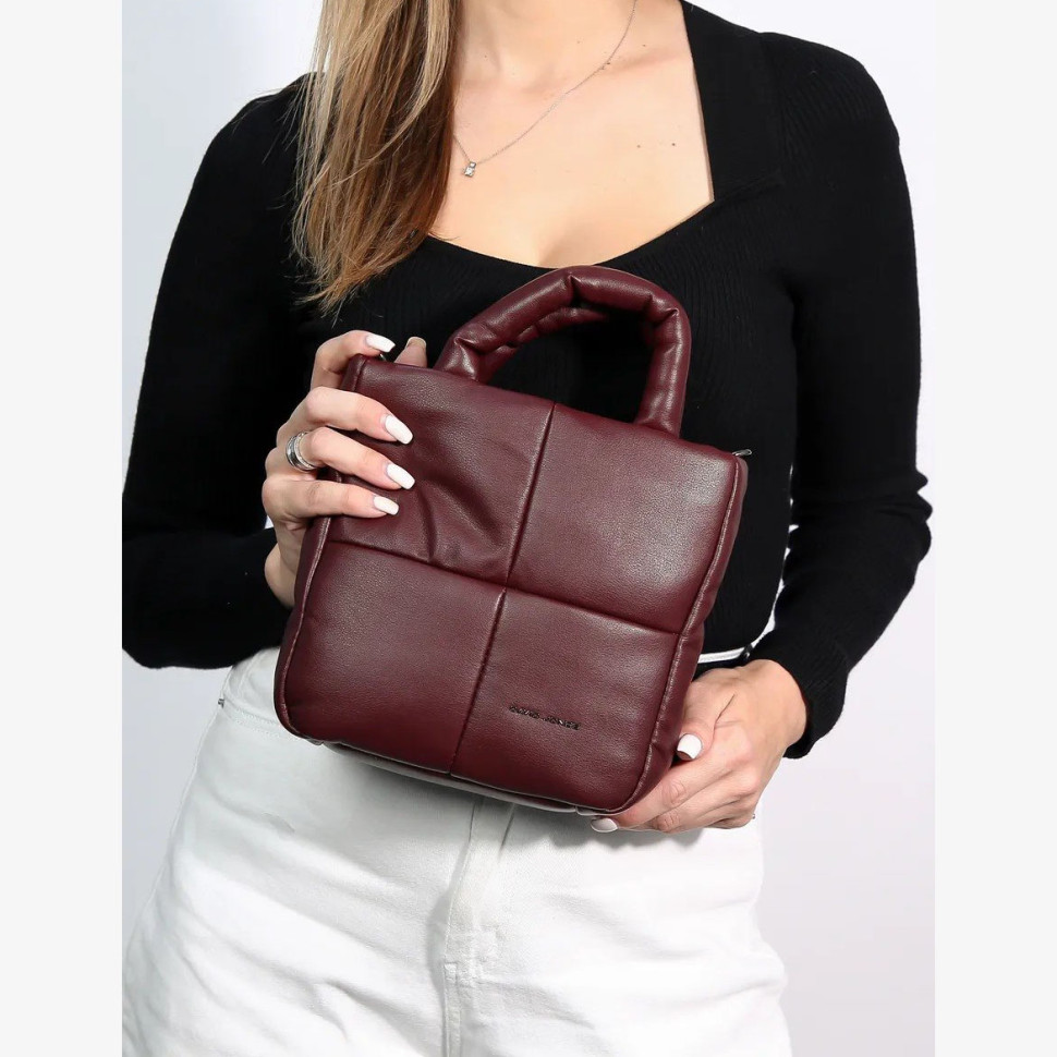 Сумка женская David Jones 7107 bordeaux