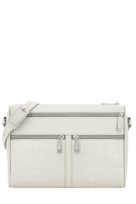 Сумка Protege Ц-312.15 бежевый рептилия №12+флотер