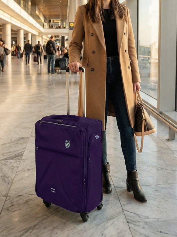 Чемодан из текстиля Kong LV 5901  4 колеса