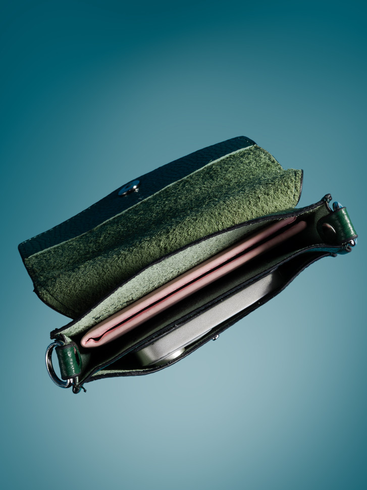 Сумка женская для телефона 5509 apple green