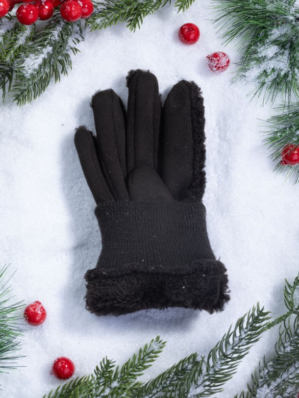 Перчатки женские Baggins черные