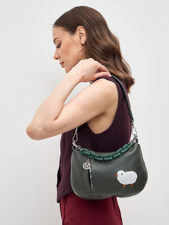 Сумка Curanni 2479 агнелло верде