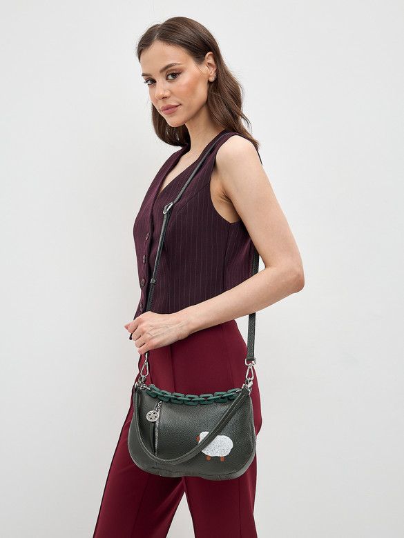 Сумка Curanni 2479 агнелло верде