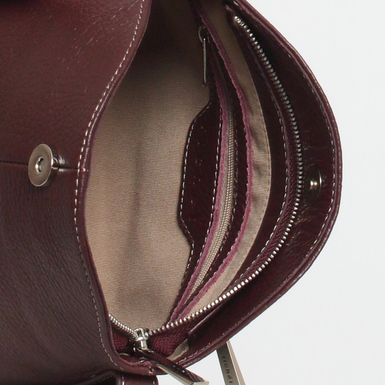 Сумка Richet, 3187LN 339 бордовая