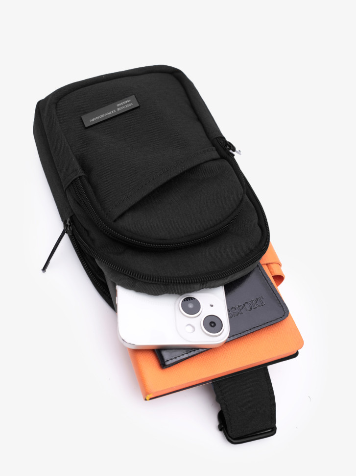 Рюкзак на одно плечо Baggins 3737 черный Рюкзак на одно плечо Baggins 3737 черный