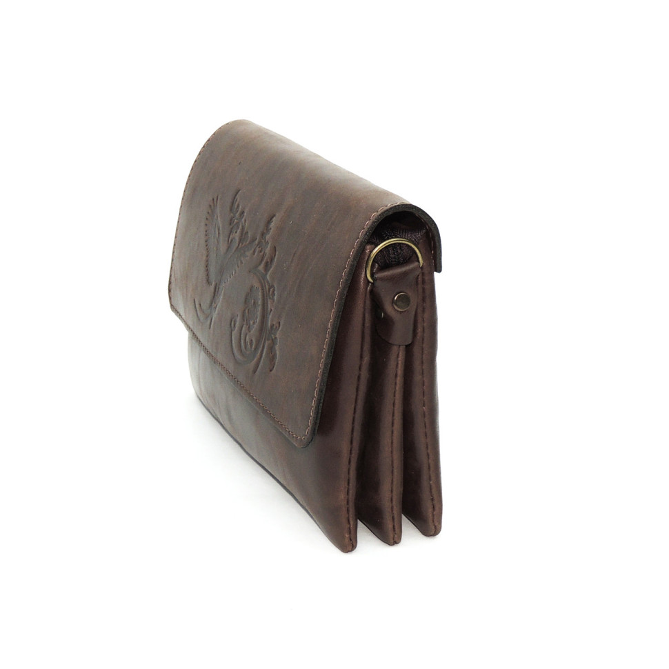 Коричневая женская кожаная сумка Natalia Kalinovskaya С74п-622 «Аллегра» Коричневая женская кожаная сумка Natalia Kalinovskaya С74п-622 «Аллегра»