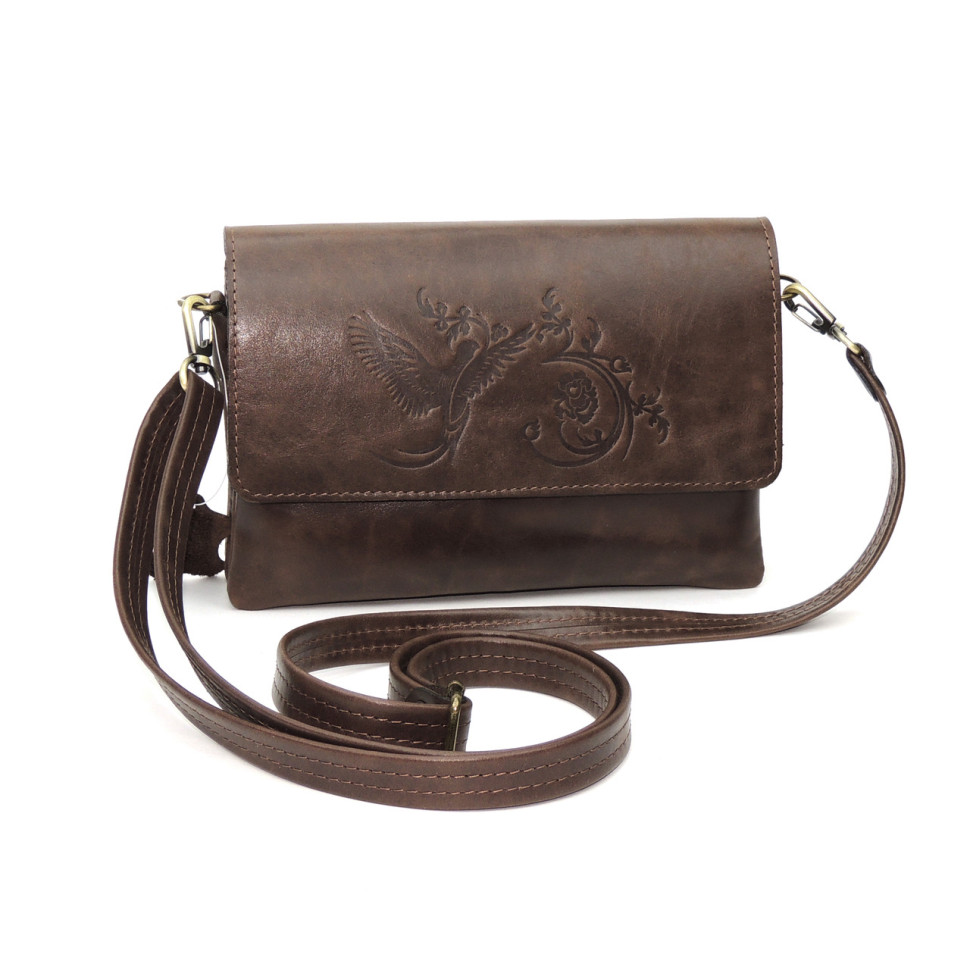 Коричневая женская кожаная сумка Natalia Kalinovskaya С74п-622 «Аллегра» Коричневая женская кожаная сумка Natalia Kalinovskaya С74п-622 «Аллегра»