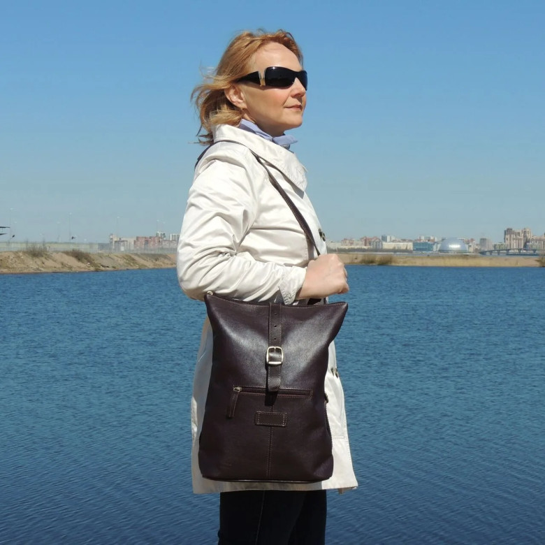 Сумка-рюкзак Natalia Kalinovskaya СР-34.622 «Туана» коричневая