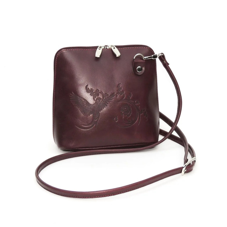 Сумка женская Natalia Kalinovskaya С83п.681 «Анни»  птица бордо