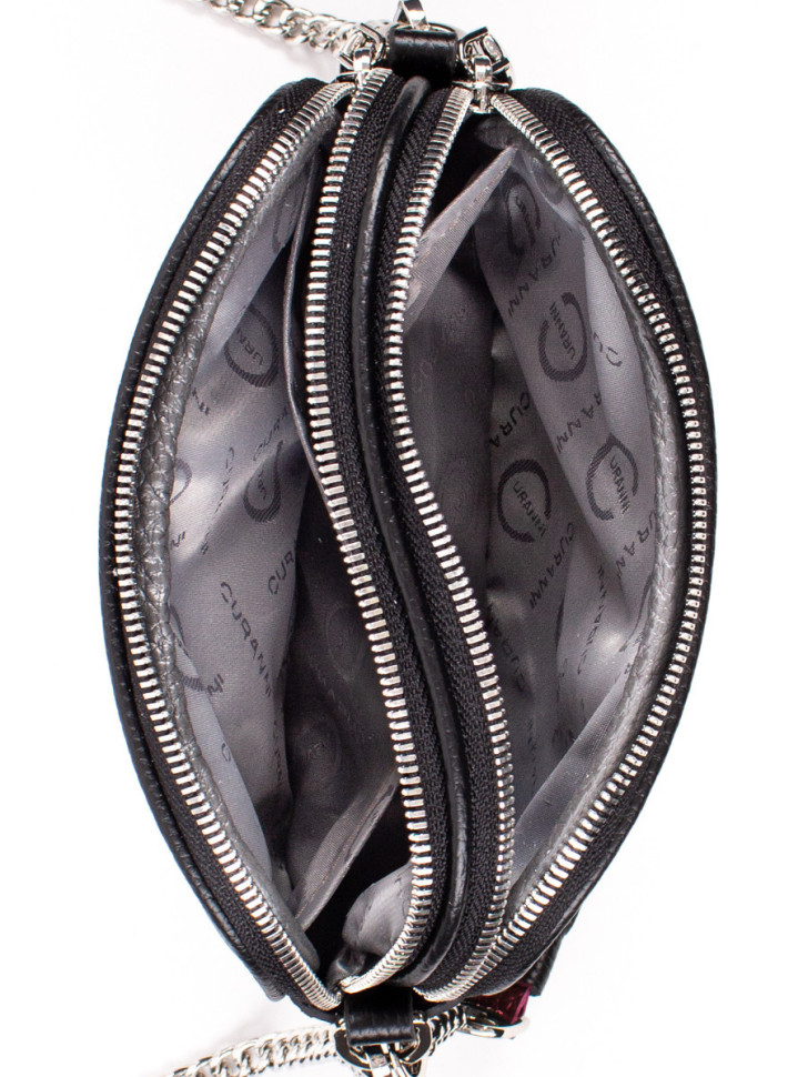 Сумка Curanni 2407 Гуфо чёрная Сумка Curanni 2407 Гуфо чёрная