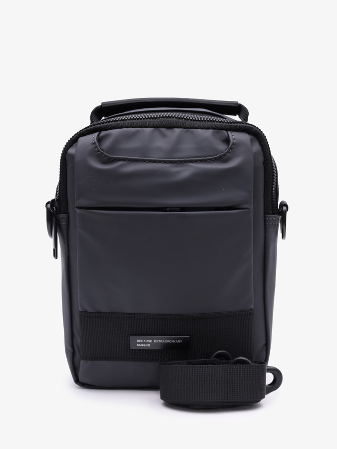 Сумка мужская Baggins 0919 серая Сумка мужская Baggins 0919 серая