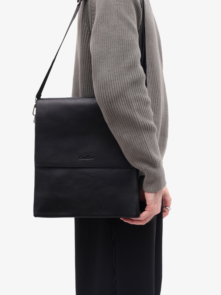 Сумка мужская Cantlor Ж03-Y02-4 черная Сумка мужская Cantlor Ж03-Y02-4 черная