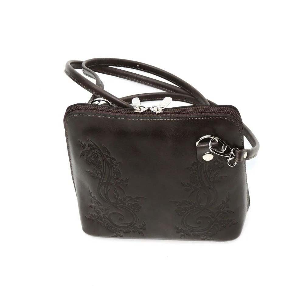 Сумка женская Natalia Kalinovskaya С83т.621 «Брук» растение коричневая Сумка женская Natalia Kalinovskaya С83т.621 «Брук» растение коричневая