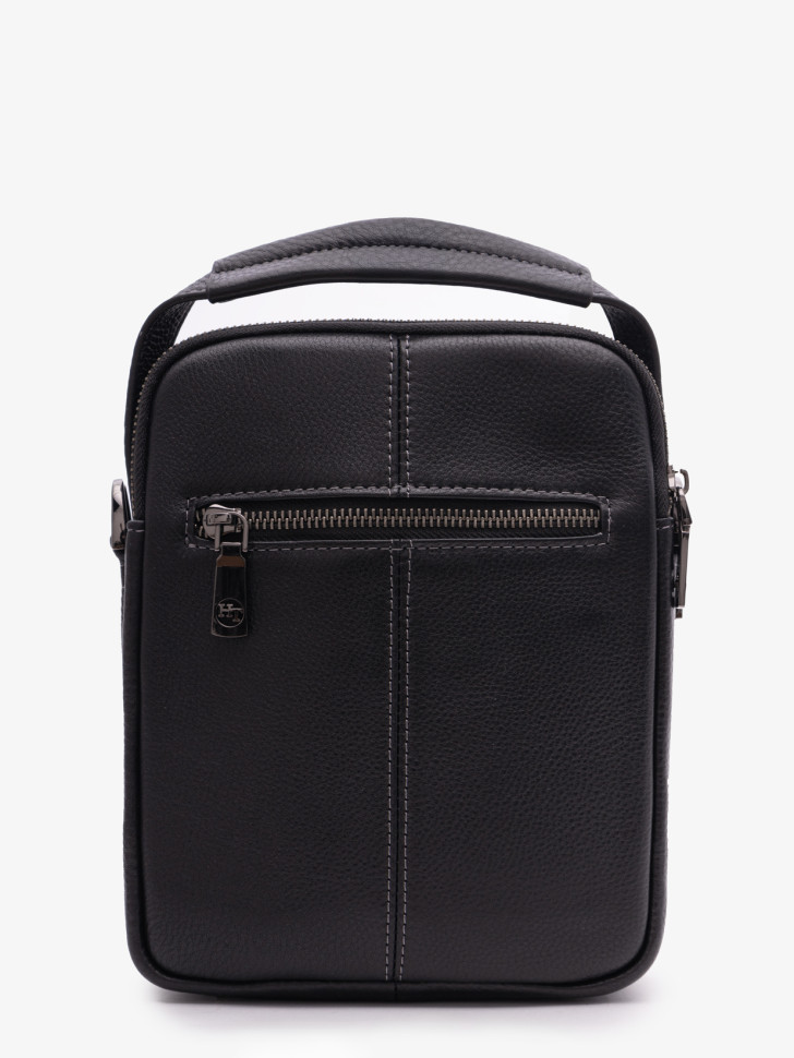 Мужская сумка через плечо Hight Touch 1664-6 чёрная Мужская сумка через плечо Hight Touch 1664-6 чёрная