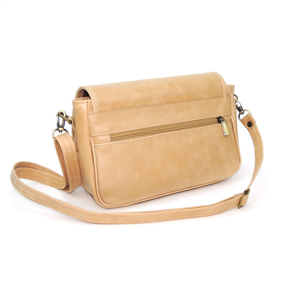 Бежевая женская кожаная сумка Natalia Kalinovskaya «Лана» С93 Бежевая женская кожаная сумка Natalia Kalinovskaya «Лана» С93