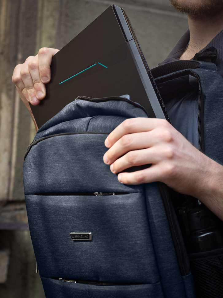 Рюкзак городской с нагрудным ремнём 2268 серый