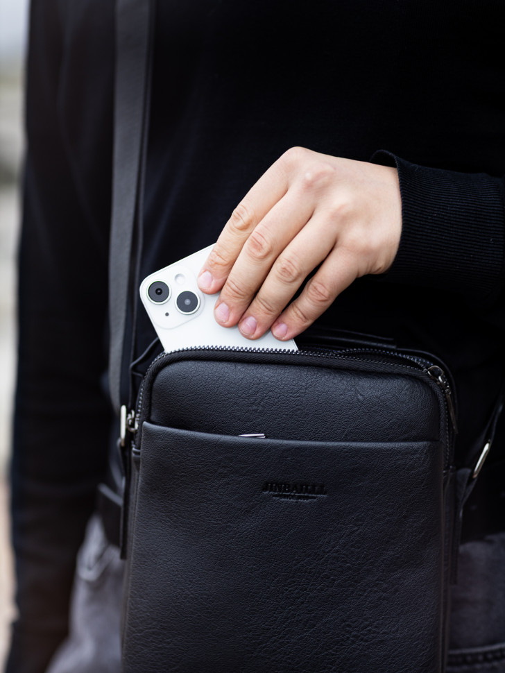 Сумка мужская JIN 5182 чёрная