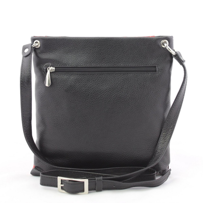 Сумка женская Protege, ДС-144-180 Техно чёрно-красная